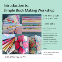 Workshop: Introduction to Simple Book Making