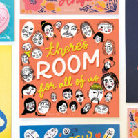 ‘There’s Room For All Of Us’ Postcard