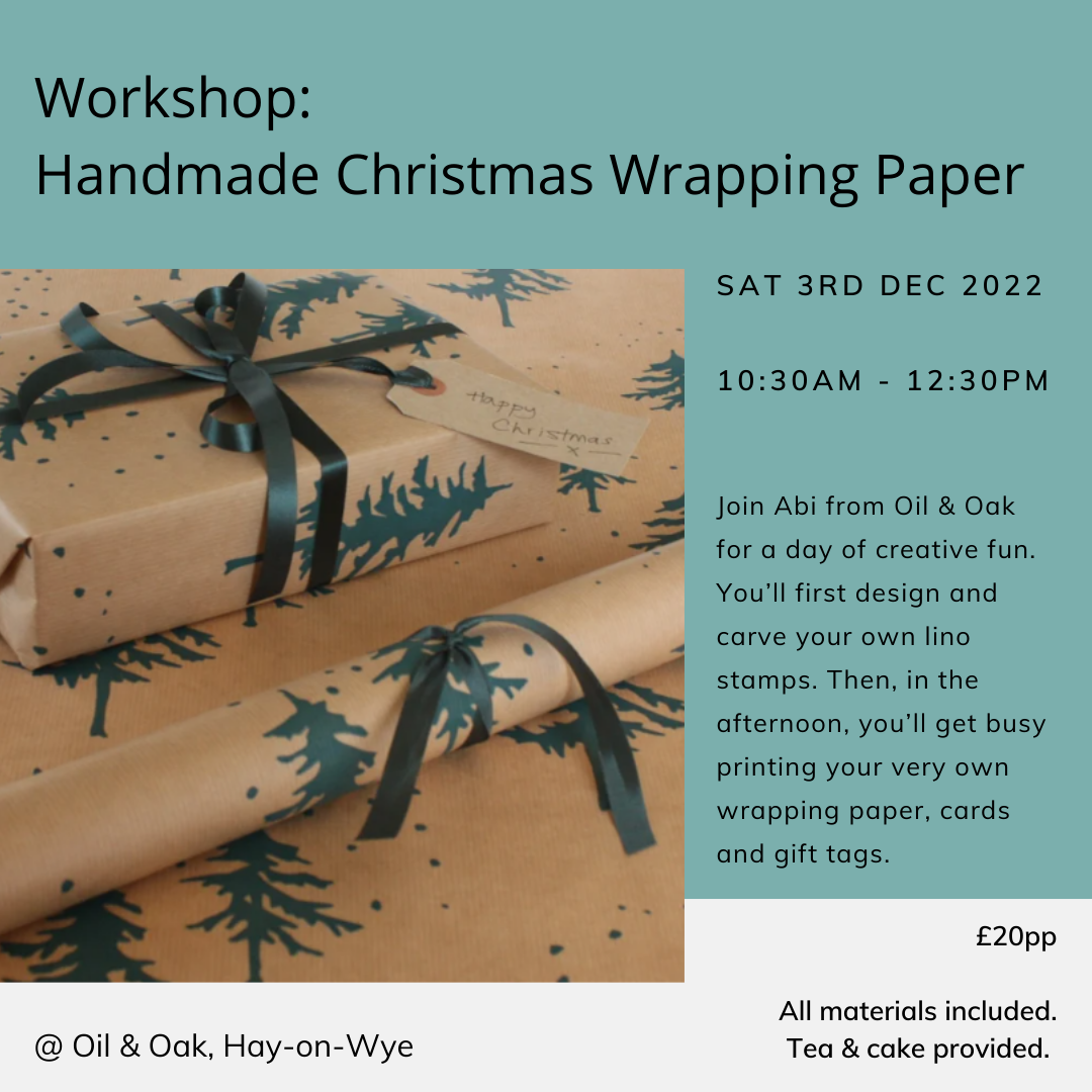 Workshop: Handmade Christmas Wrapping Paper