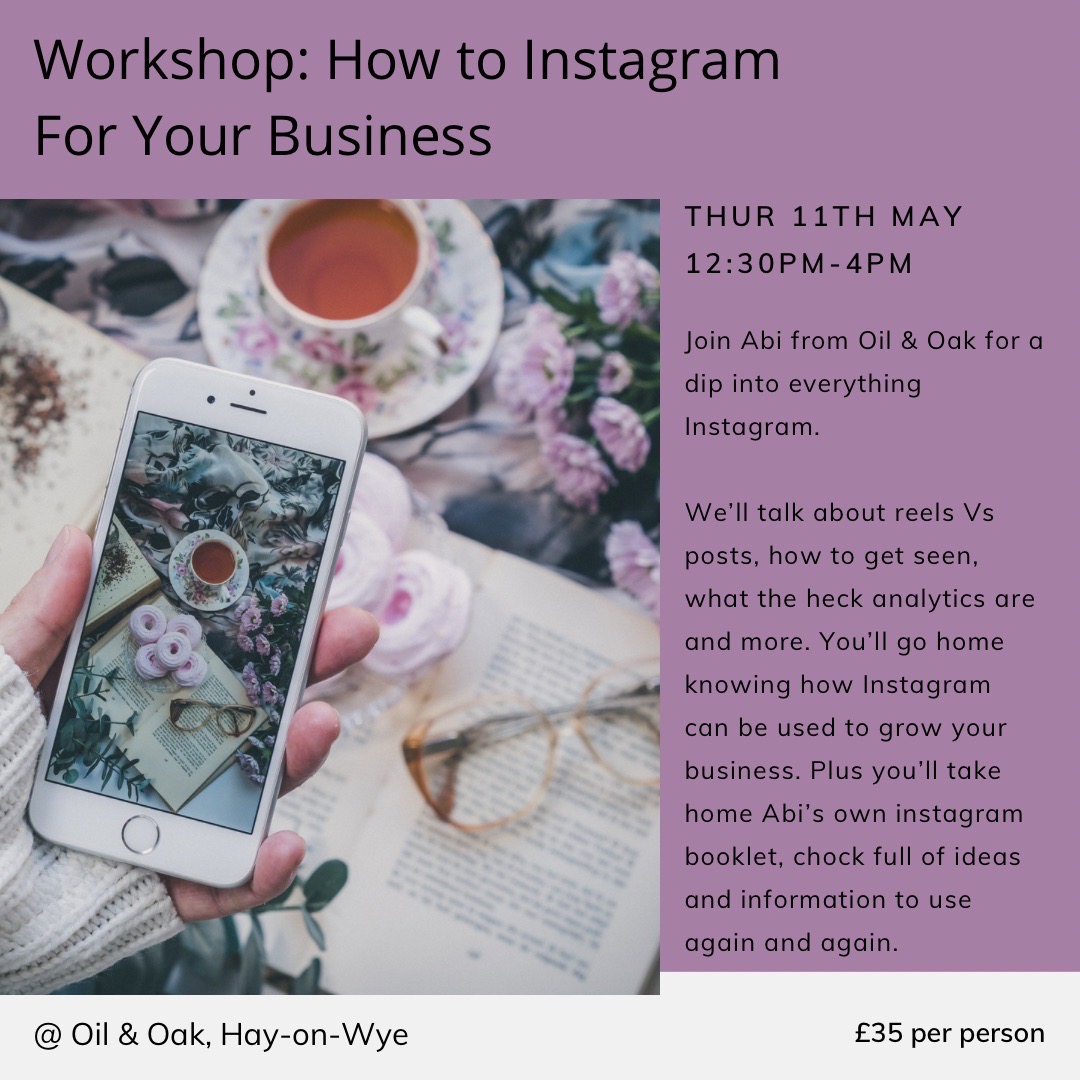 Workshop: How to Instagram for your Business